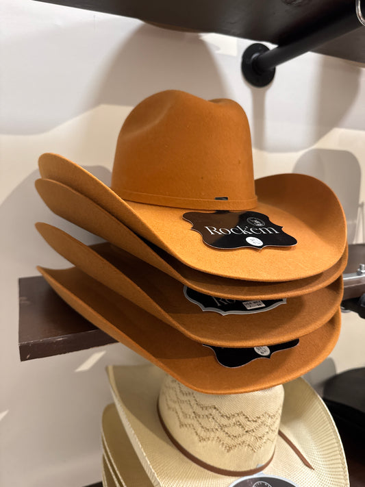 Cinnamon Wool Felt Hat