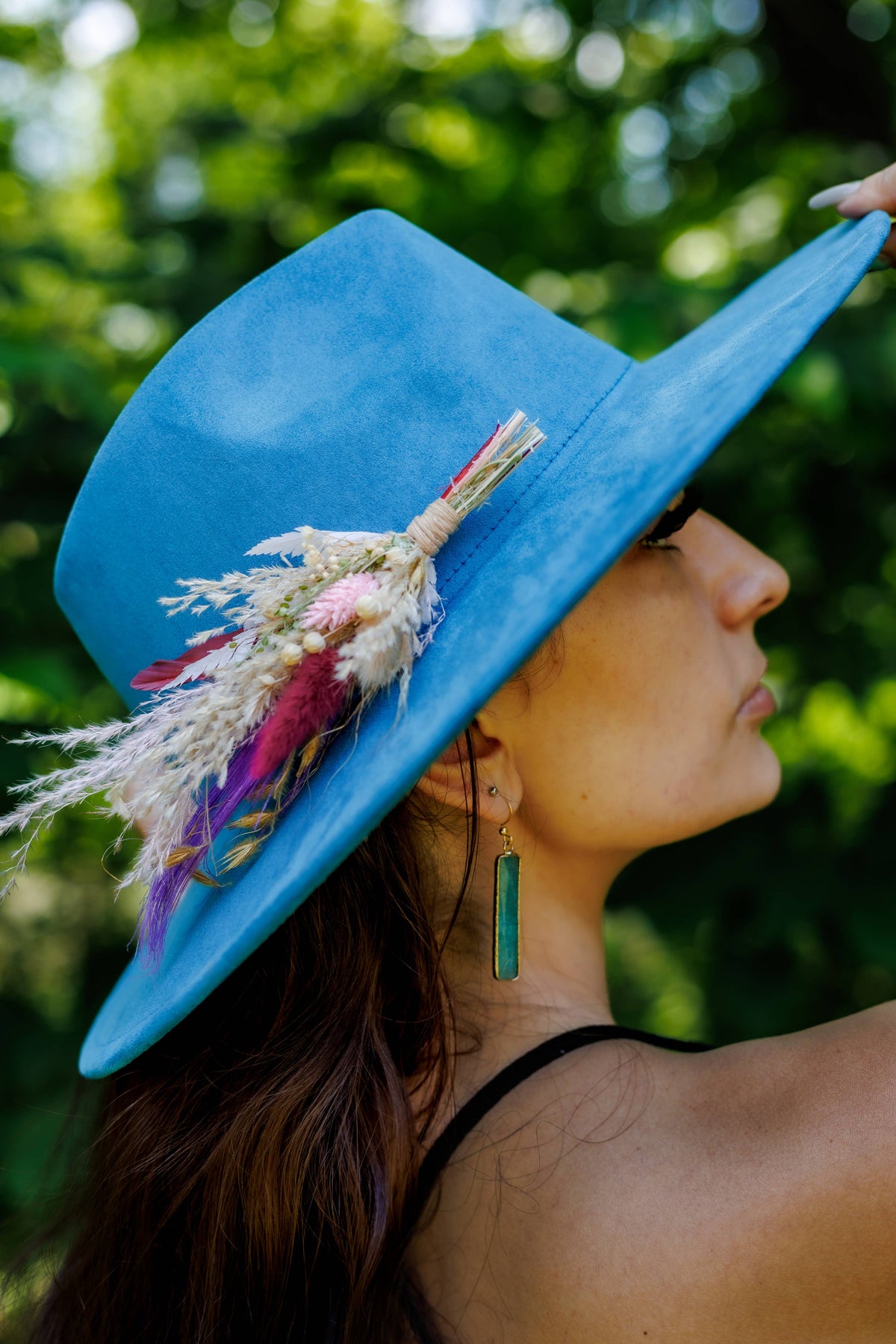 Florals and Feathers Hat pins - Bold Colors only
