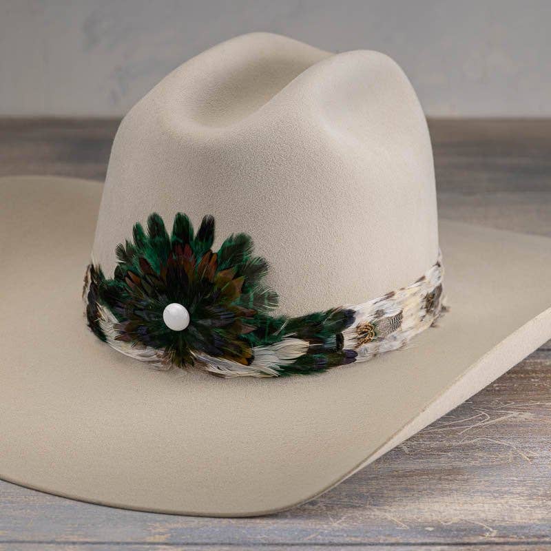Royal Crest Feather HatBand