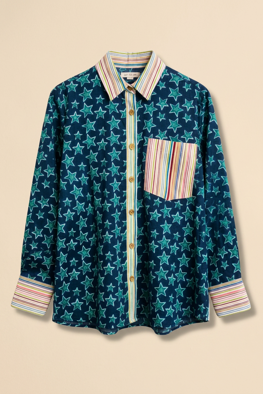 Retro Star Eleanor Button Up