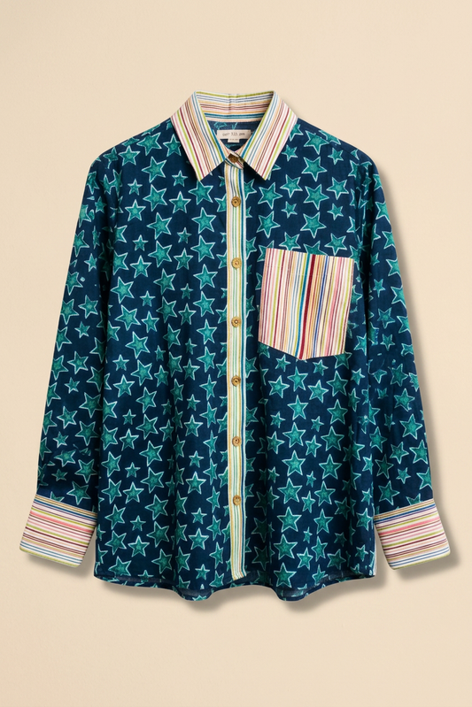 Retro Star Eleanor Button Up