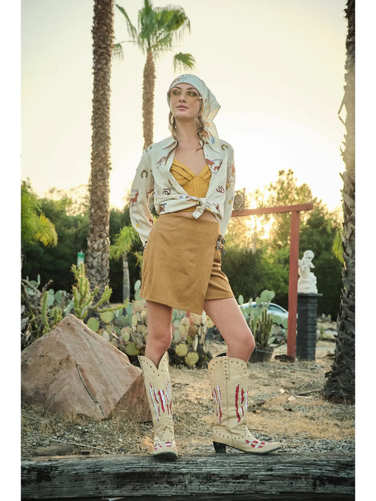 Western Vibe Embroidered Shirt