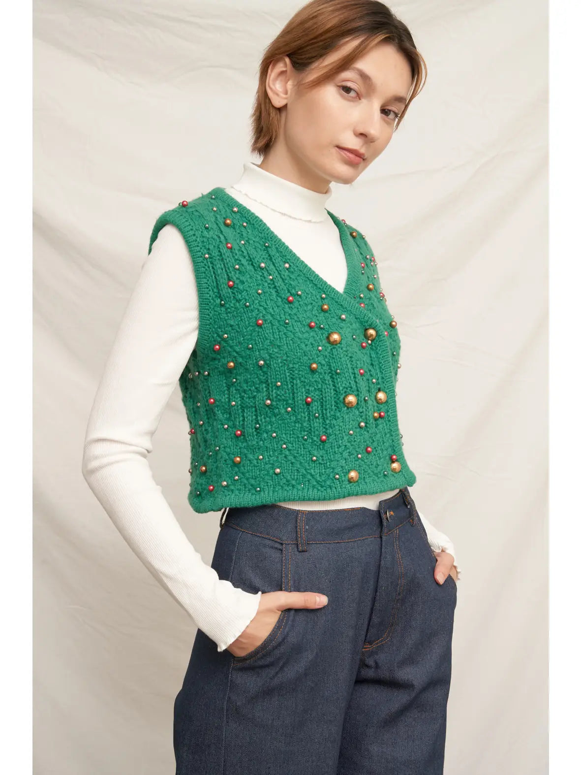 Christmas Tree Sweater Vest