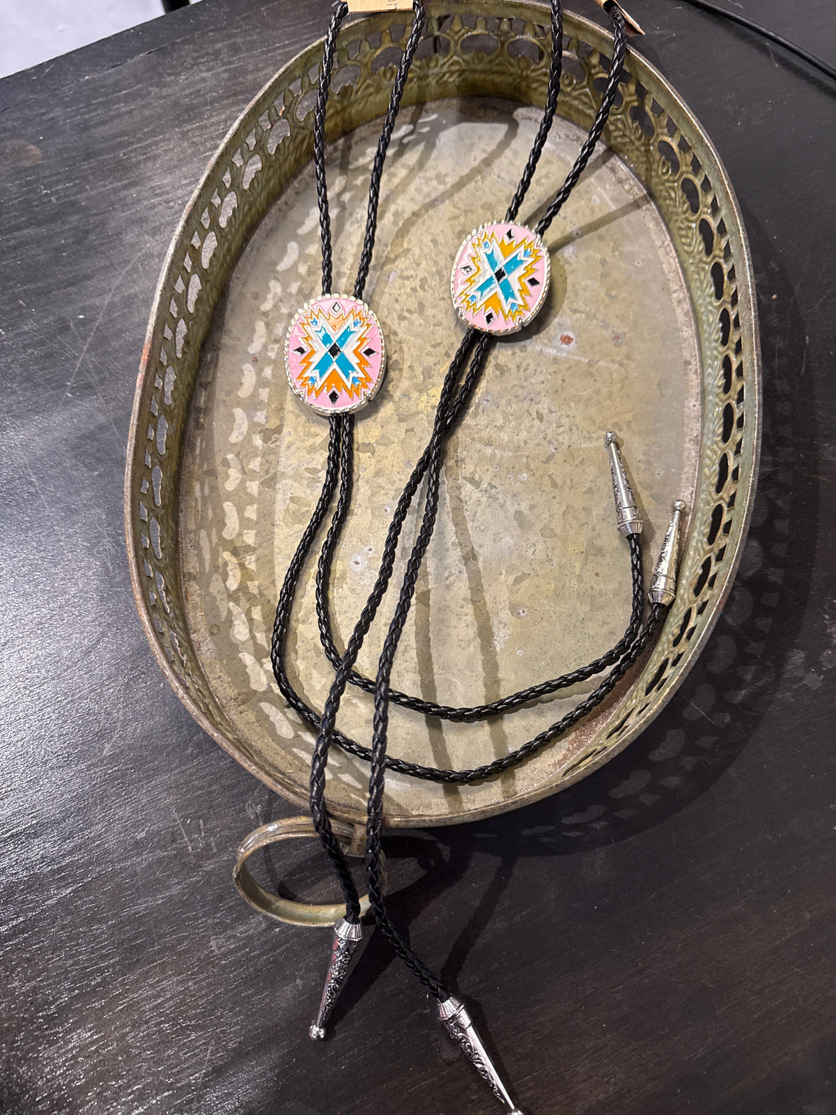Southwest Enamel Bolo