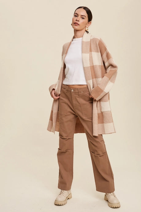 Mocha Utility Straight Pants