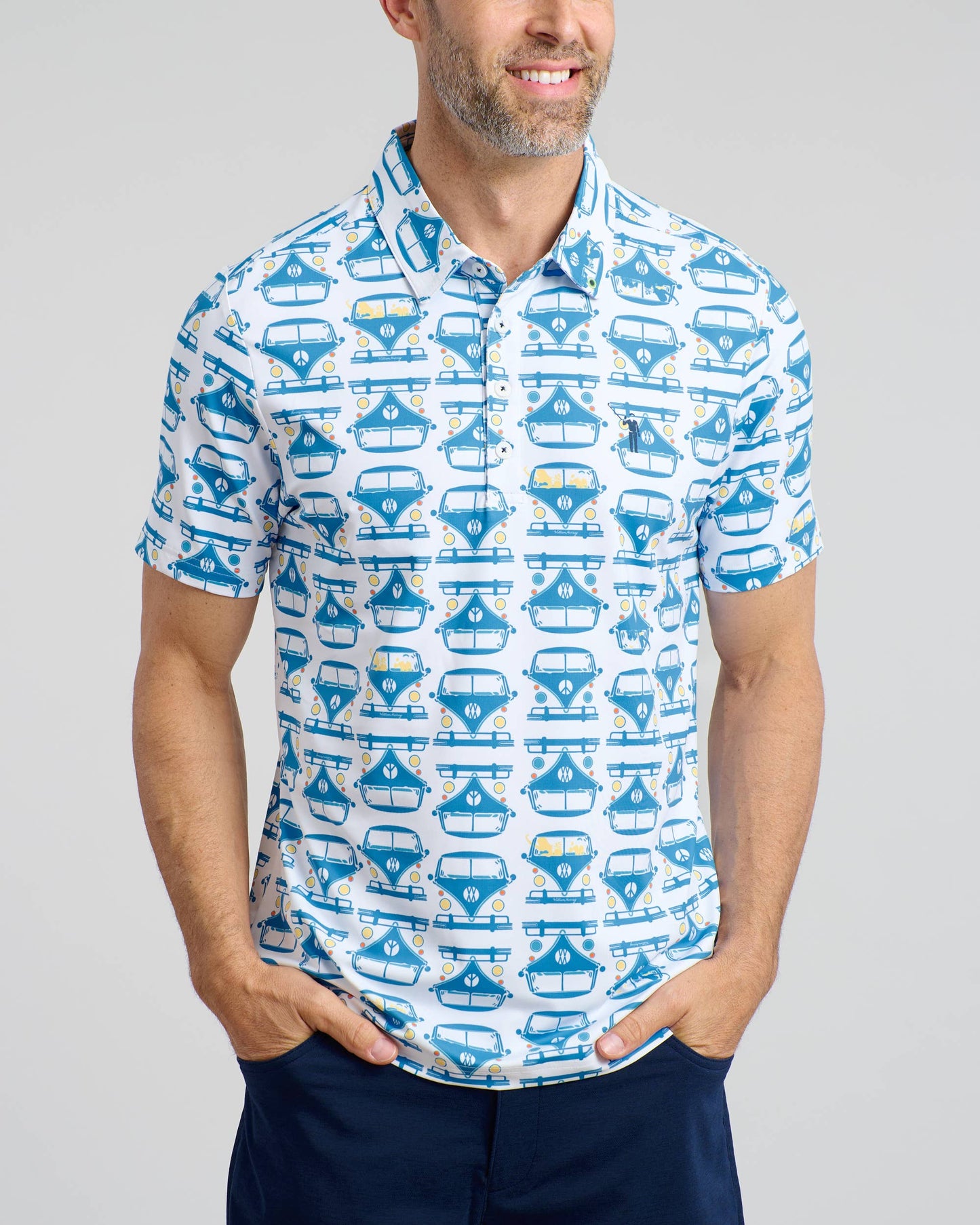 Air Cooled Polo: White