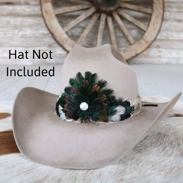 Royal Crest Feather HatBand