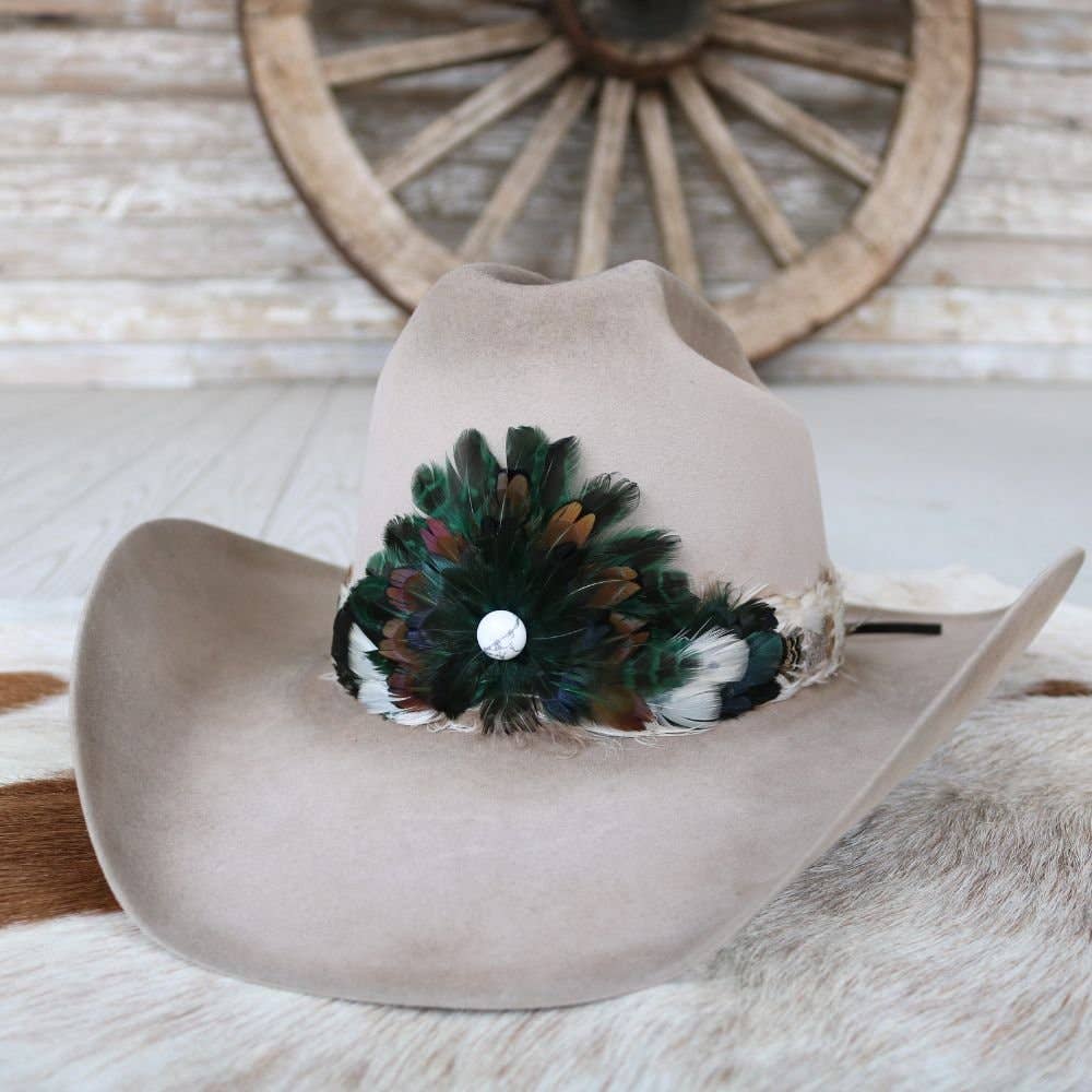 Royal Crest Feather HatBand