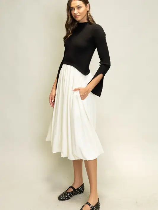 Black and White Classic Dress