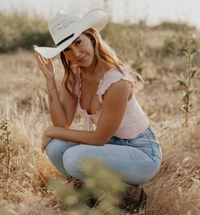 Cream Bangora Straw Western Cowboy Hat