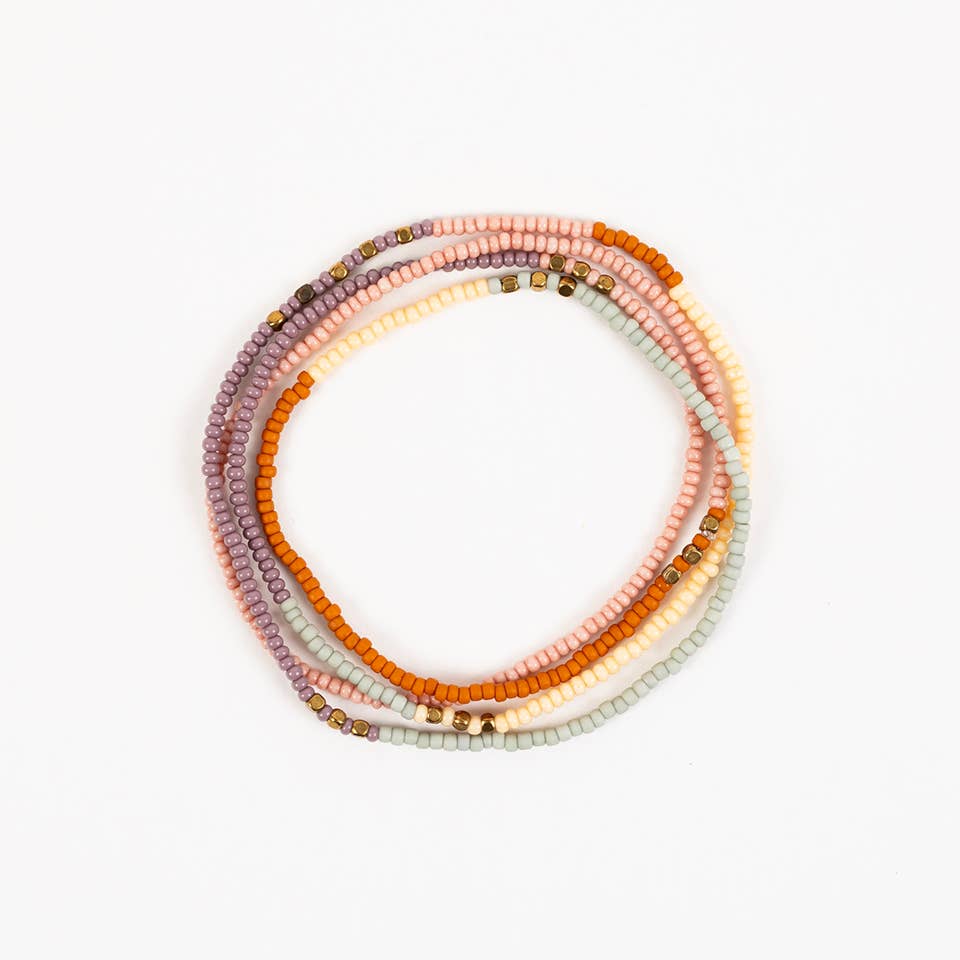 Beaded Stretch Necklace /Wrap Bracelet