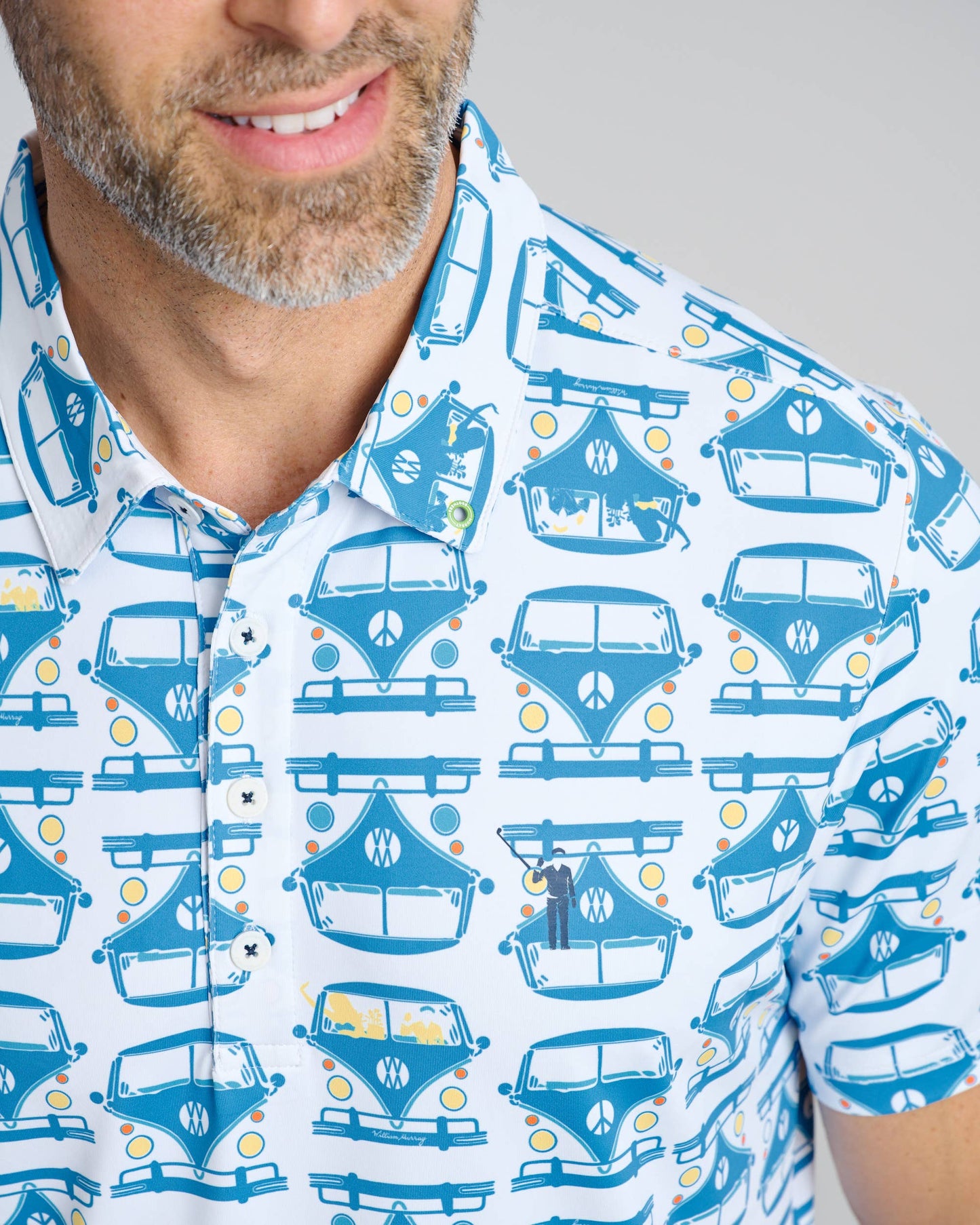 Air Cooled Polo: White