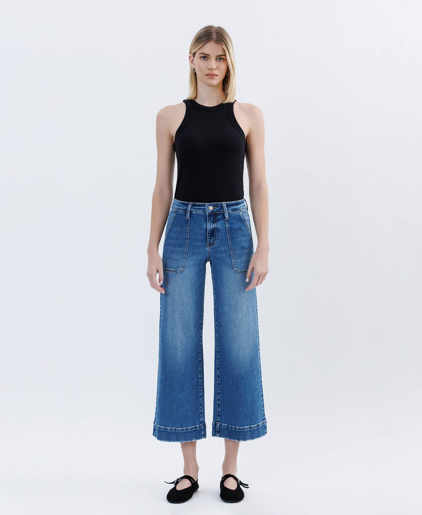 Vervet High Rise Crop Jeans