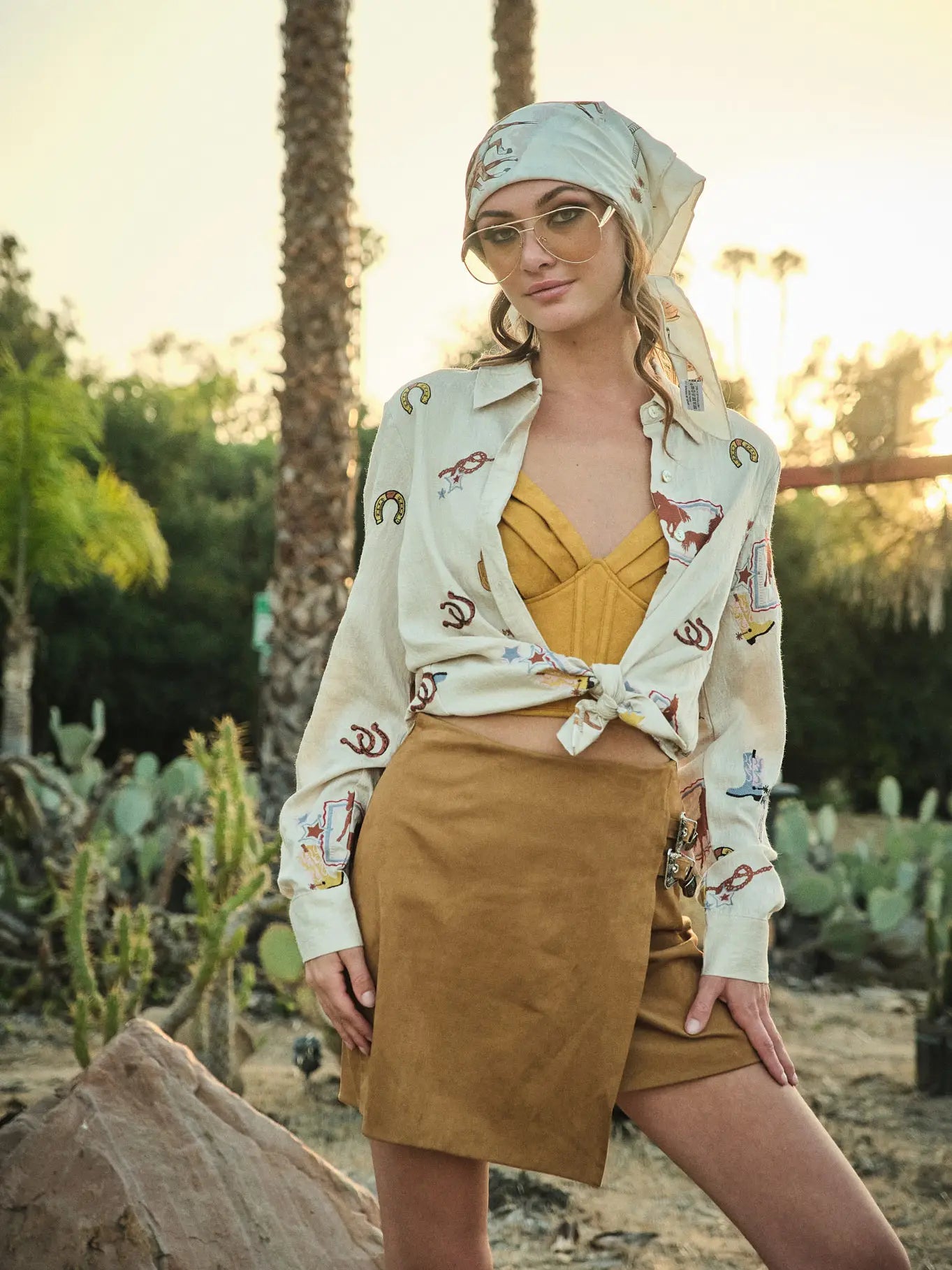 Western Vibe Embroidered Shirt
