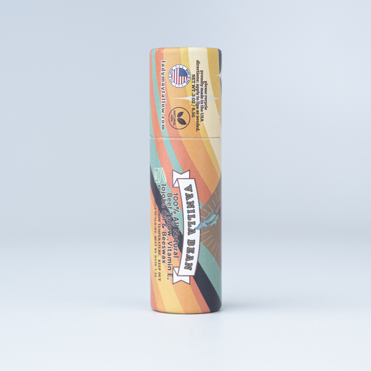 Tallow Lip Balm - Natural Beef Tallow Lip Moisturizer with Beeswax & Jojoba Oil: Vanilla Bean
