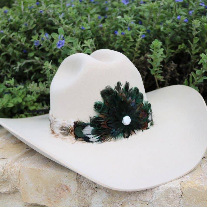 Royal Crest Feather HatBand