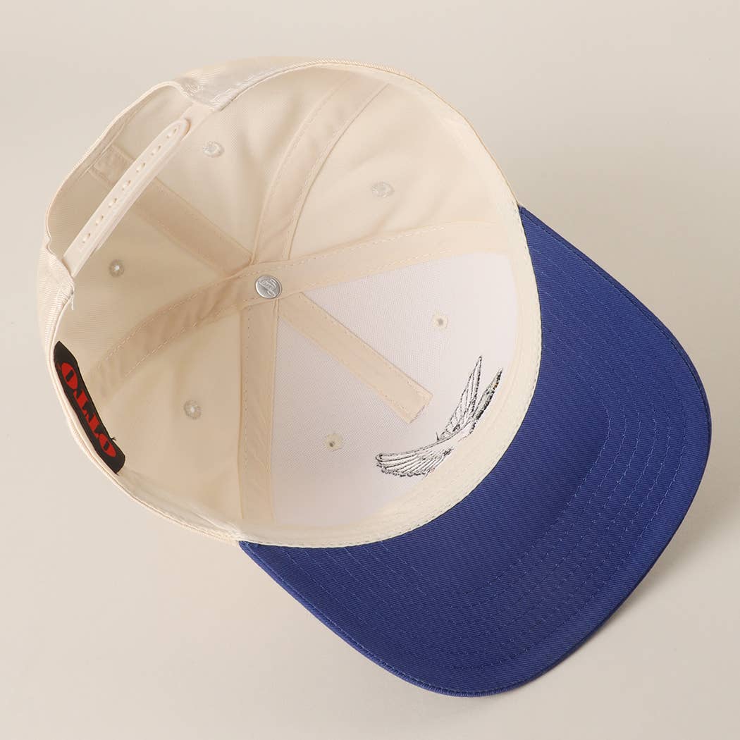 Flying Mallard Graphic Embroidered Trucker Hat : DKGRN/NATL / One Size