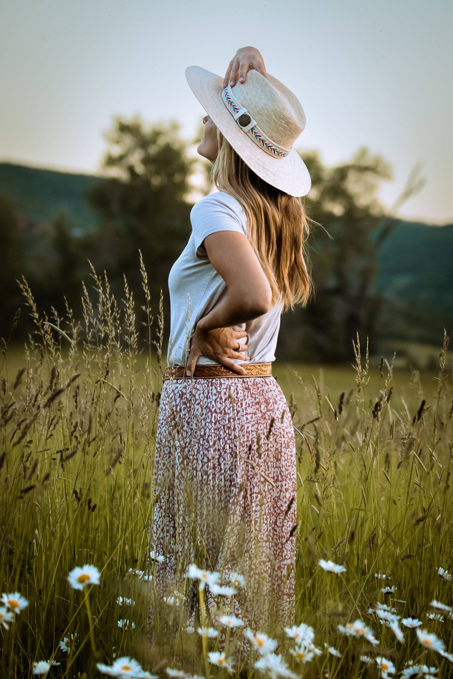 Natural Bisbee Fine Mexican Palm Wide Brim Straw Sun Hat