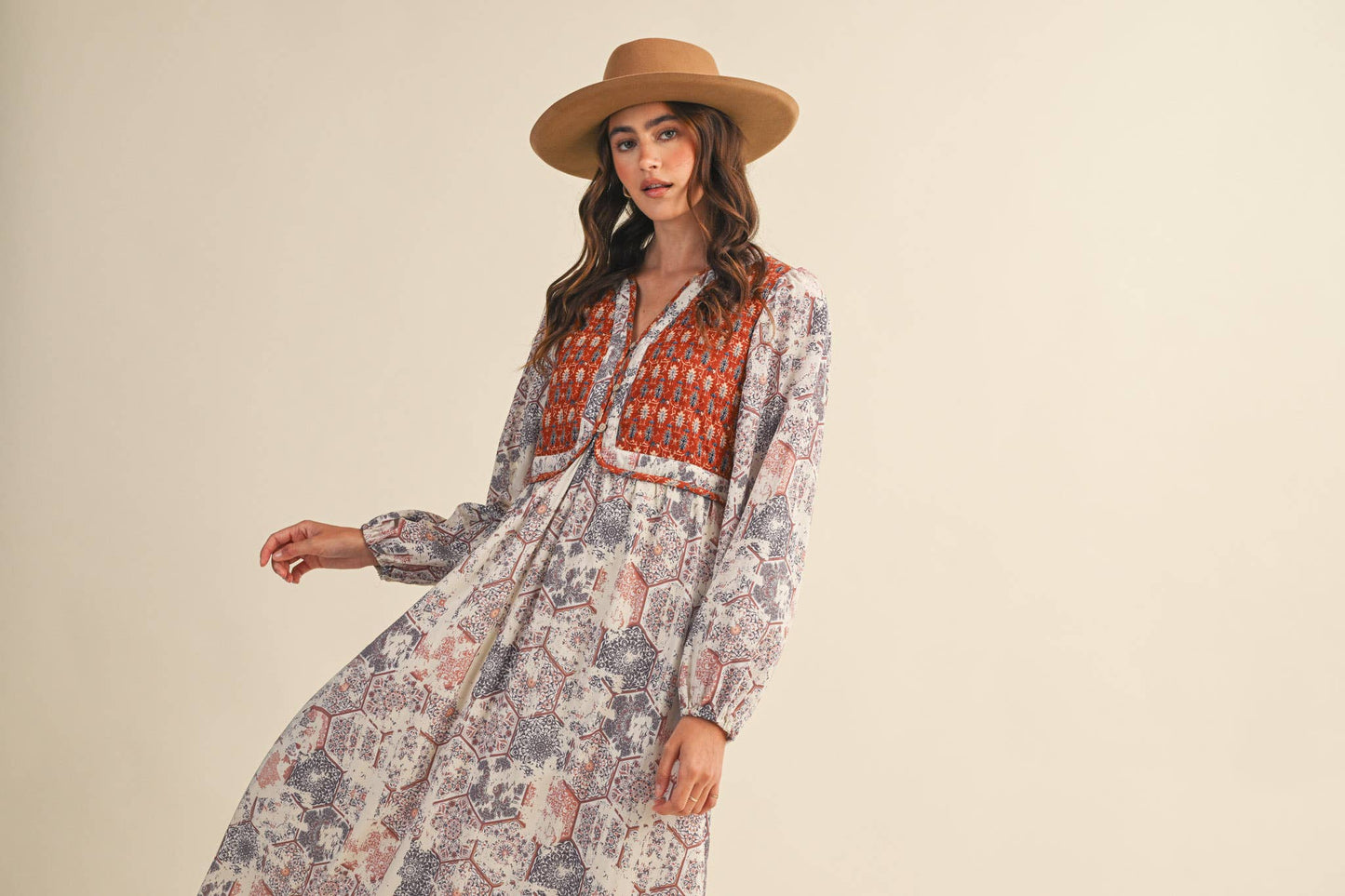 Quilted Vest Midi Dress