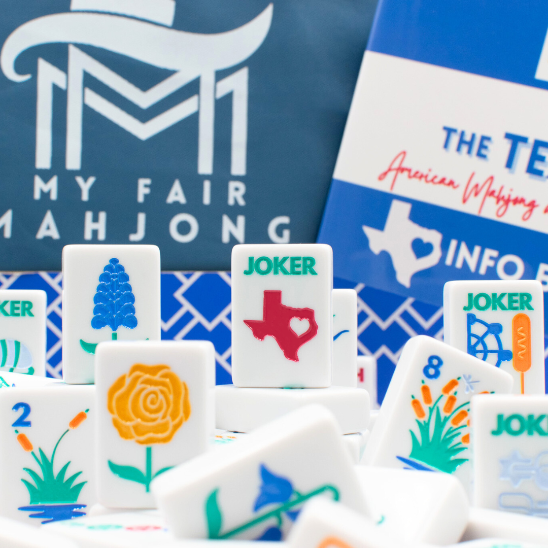 THE TEXAS SERIES  |  Mesquite White Mahjong with Lone Star Flair