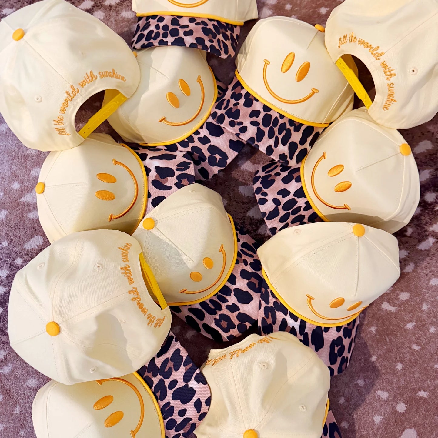 Fill the World with Sunshine Smiley Hat