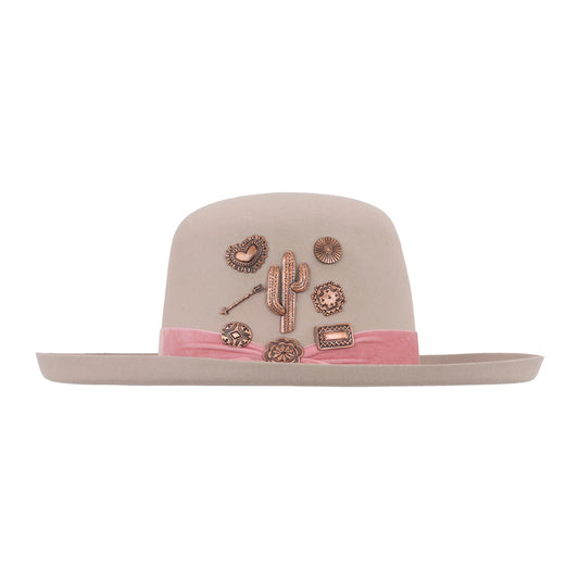 Baudette Silverbelly Pins Wool Hat