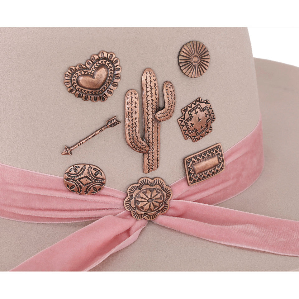 Baudette Silverbelly Pins Wool Hat