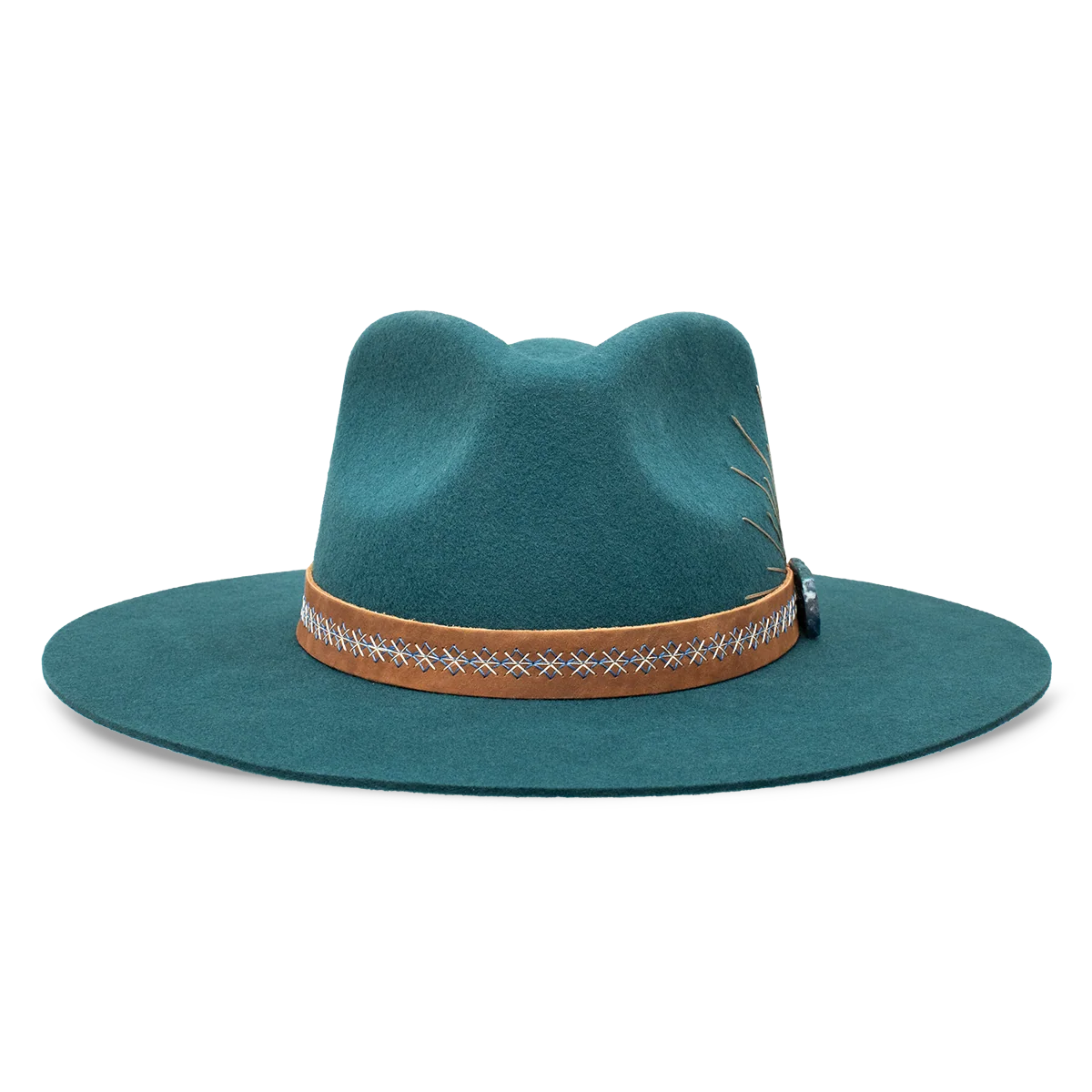 Bayou Belle Teal Charlie 1 Horse Hat