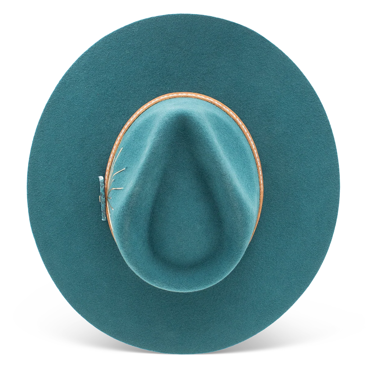 Bayou Belle Teal Charlie 1 Horse Hat
