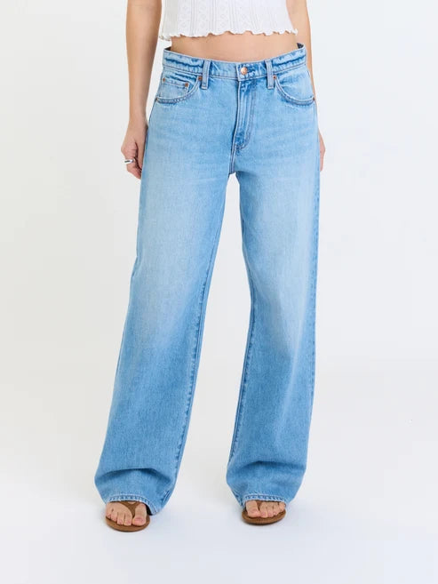 2k Mid Rise Relaxed Baggy Pant in Pulse - Daze Denim
