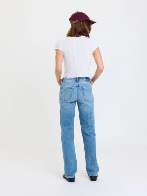 Rebel Mid Rise Slim Straight in On Repeat