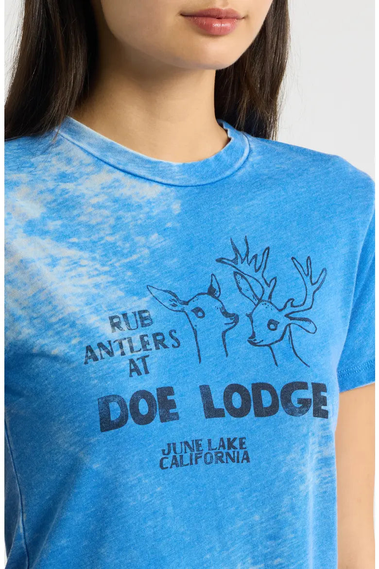 Doe Lodge Graphic Burnout Tee