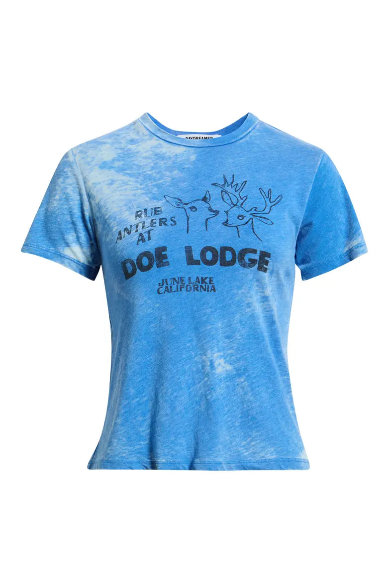Doe Lodge Graphic Burnout Tee