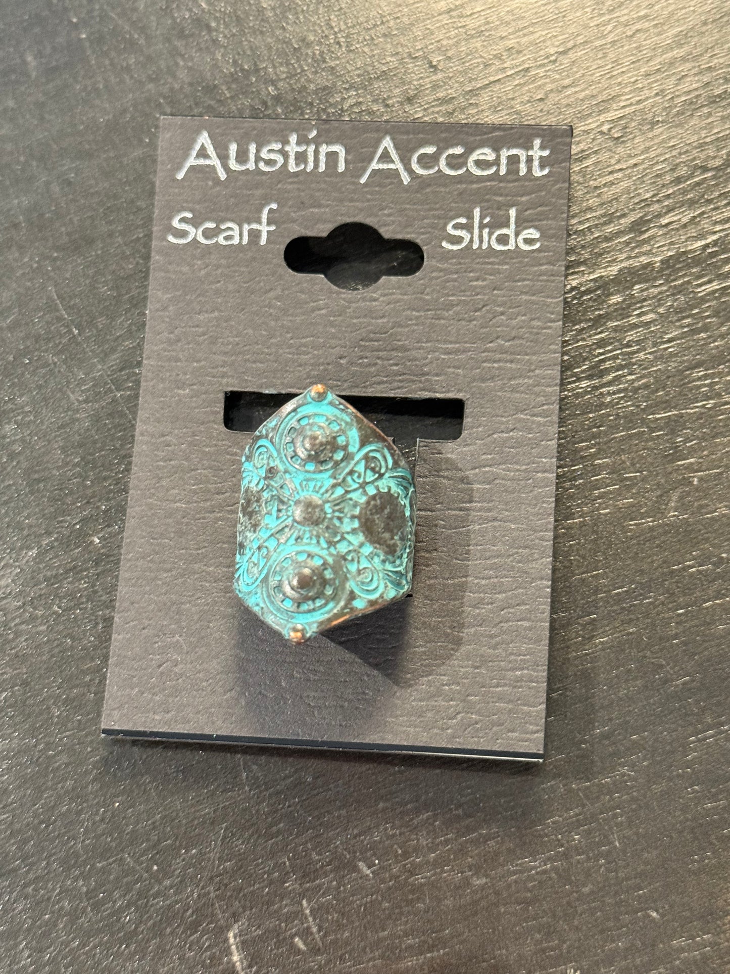 Copper Pattern Scarf Slide