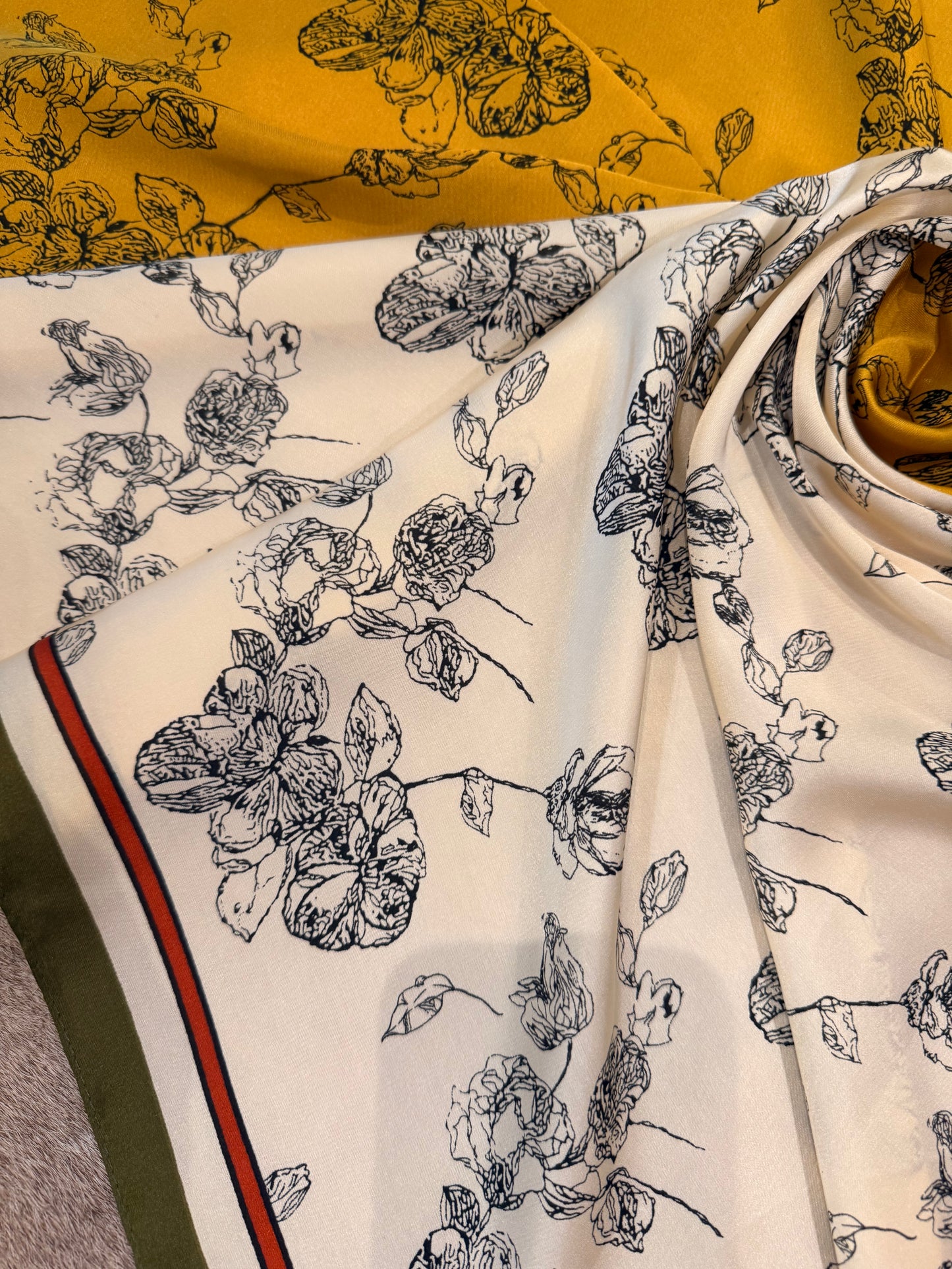 Golden Hour Garden Scarf