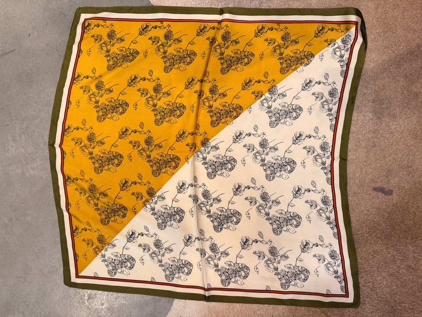 Golden Hour Garden Scarf