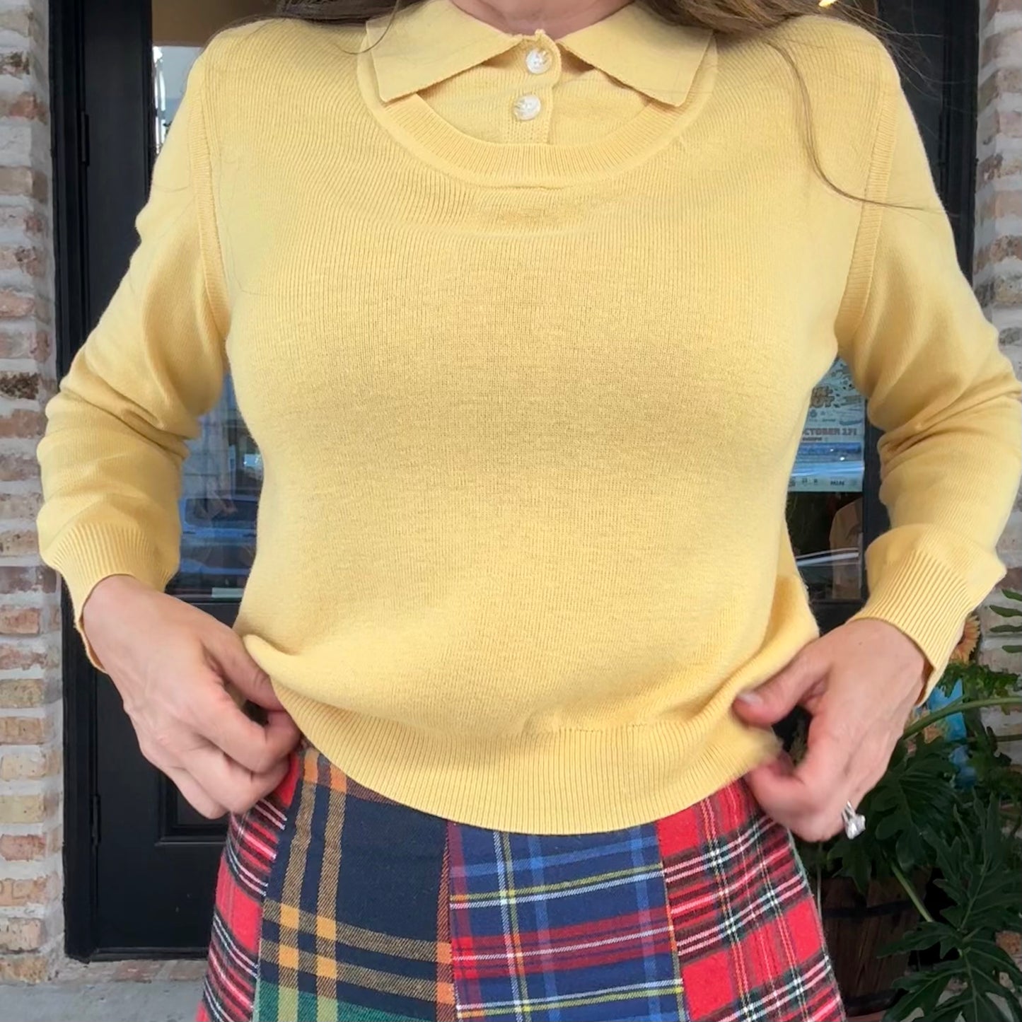 Golden Hour Collared Sweater