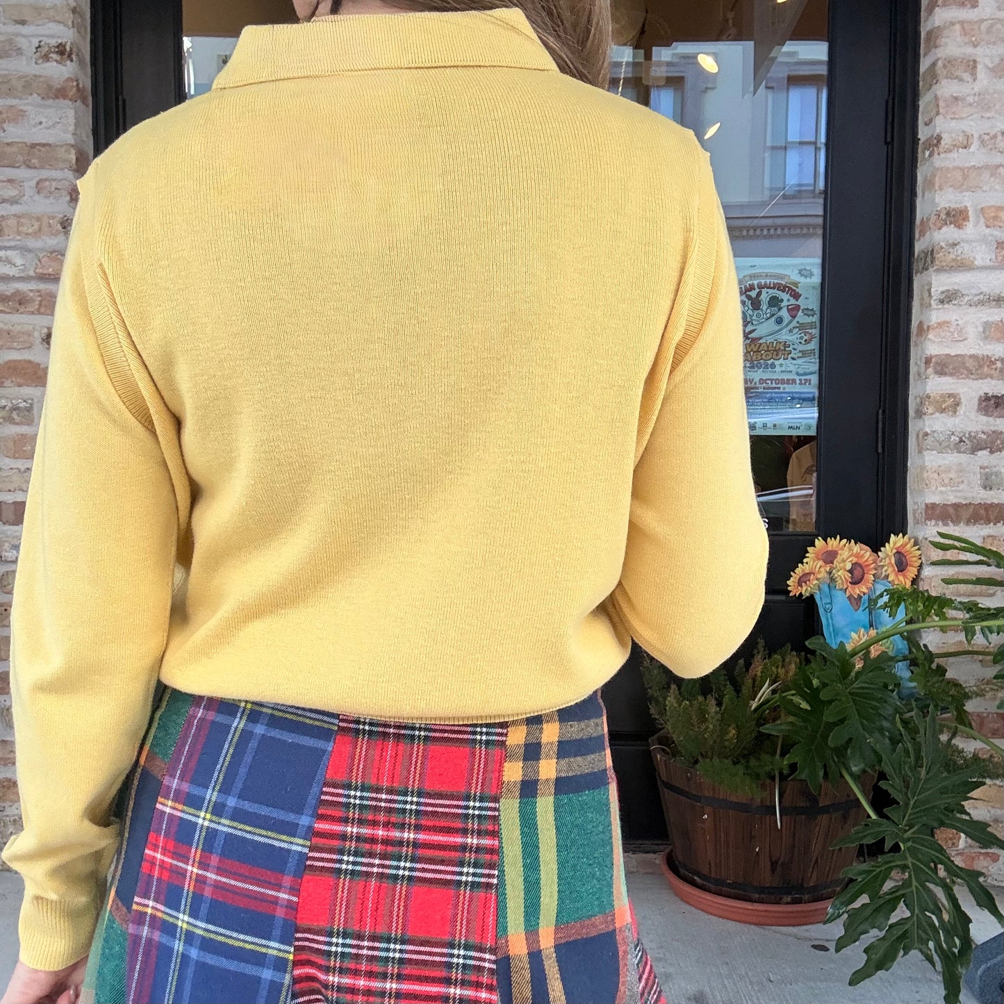 Harvest Waltz Plaid Midi Skirt