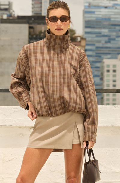 Cooper Funnel-Collar Bomber Jacket