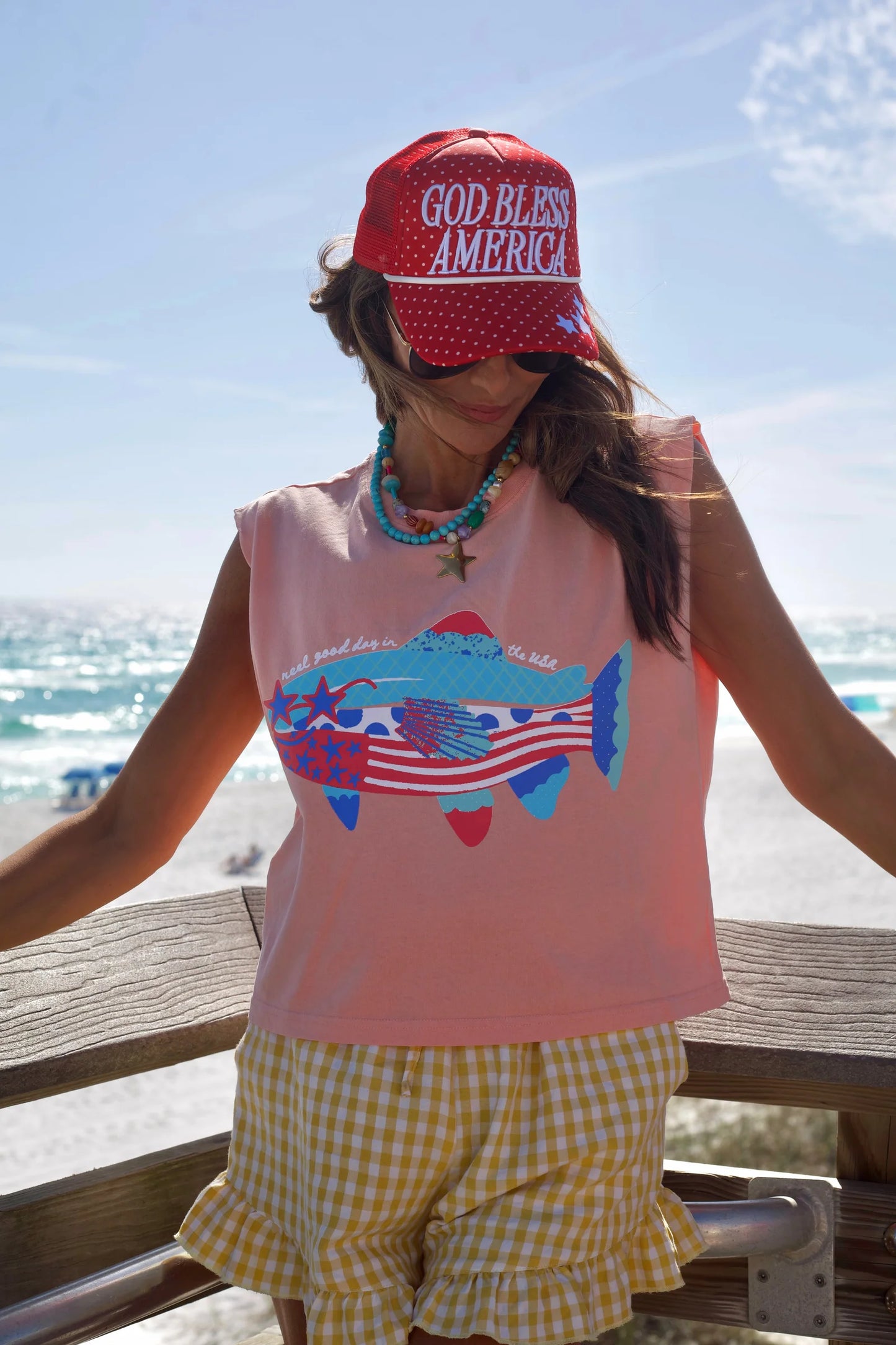 USA Reel Good Day Tank Top