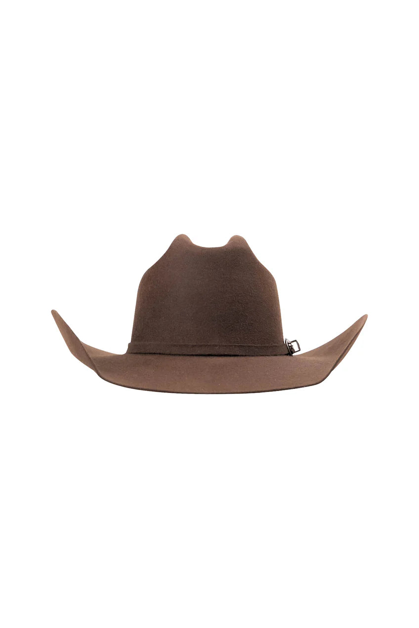 Chocolate Cattleman Wool Felt Hat