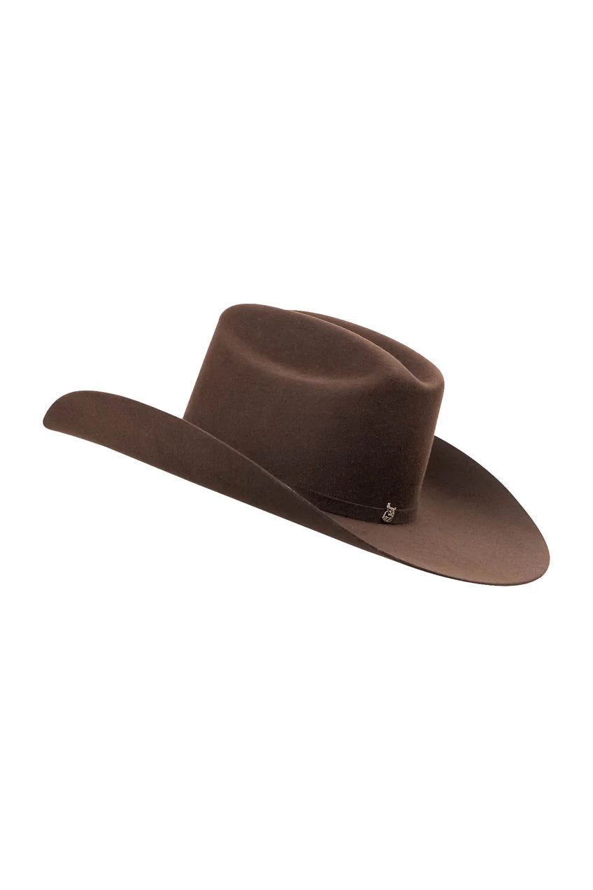 Chocolate Cattleman Wool Felt Hat
