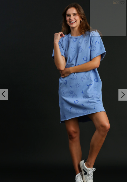 Western Graphic Dress