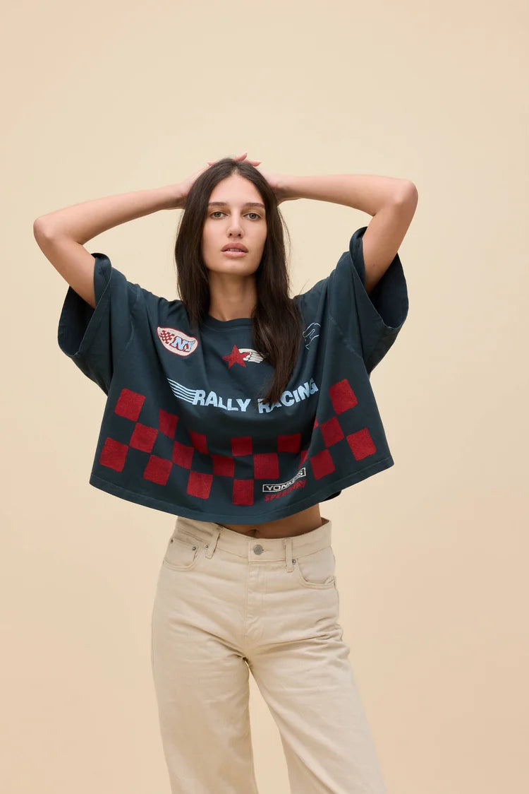 Yonkers Speedway Cropped Tee - ONE SIZE