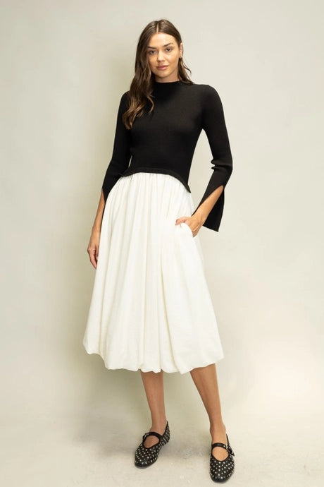 Black and White Classic Dress