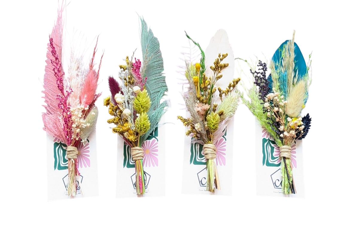 Florals and Feathers Hat pins - Bold Colors only