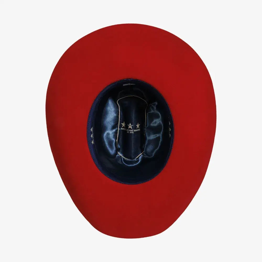 100% Wool Felt Western Cowboy Hat - Style Cattleman: Black / MD