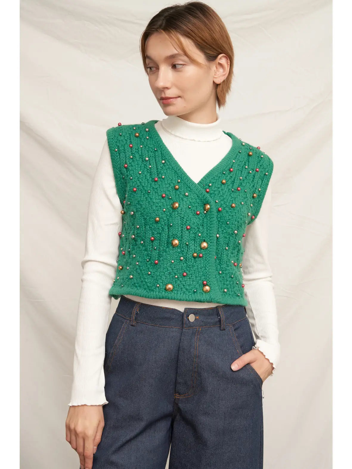 Christmas Tree Sweater Vest