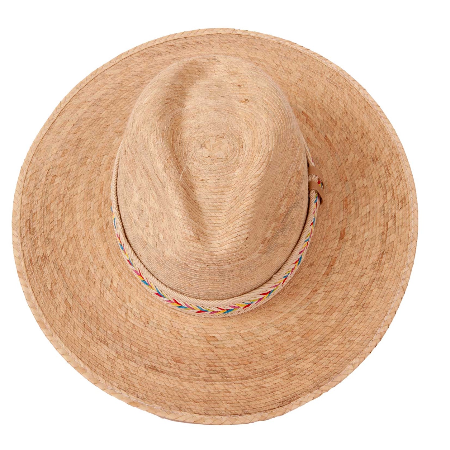 Natural Bisbee Fine Mexican Palm Wide Brim Straw Sun Hat