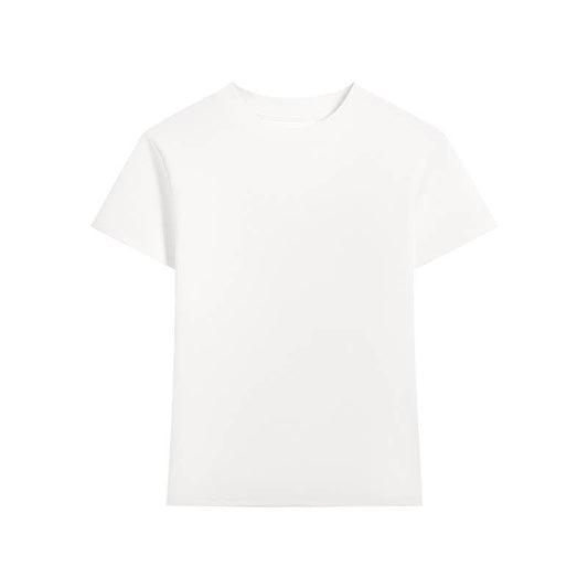 White Essential Crewneck Tee